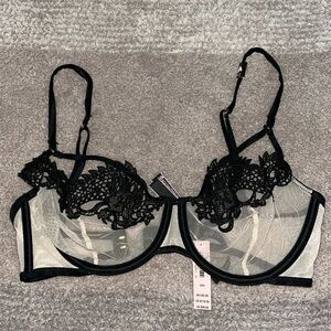 Victoria secret unlined balconet bra with dragon detailing